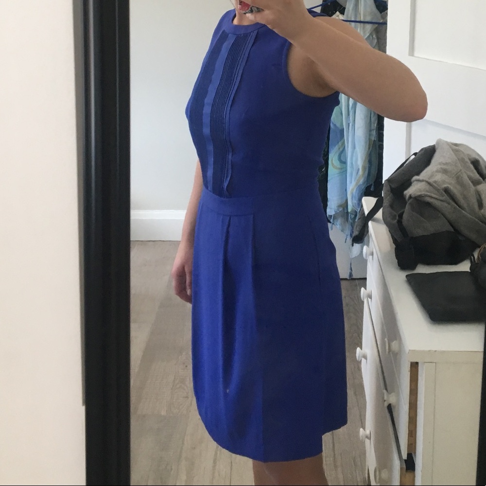 NWT madewell royal blue dress- size 2 shift dress